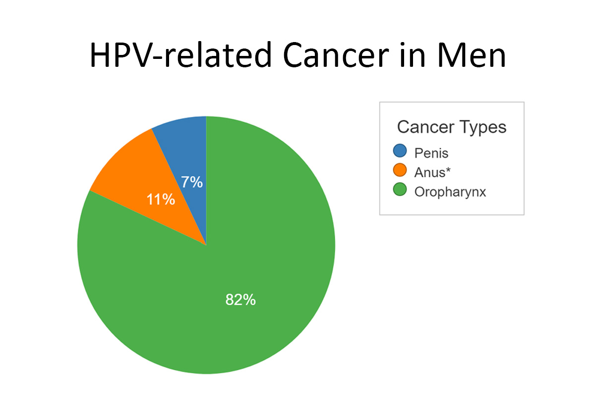 CDC HPV in Men Chart
