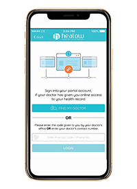 Search for your practice with Healow App